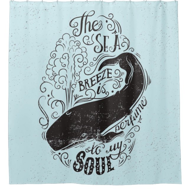 Rideaux De Douche La brise marine est parfum (Devant)