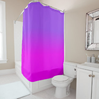 Rideaux De Douche La couleur au néon d'ombre d'Ombre de pourpre et