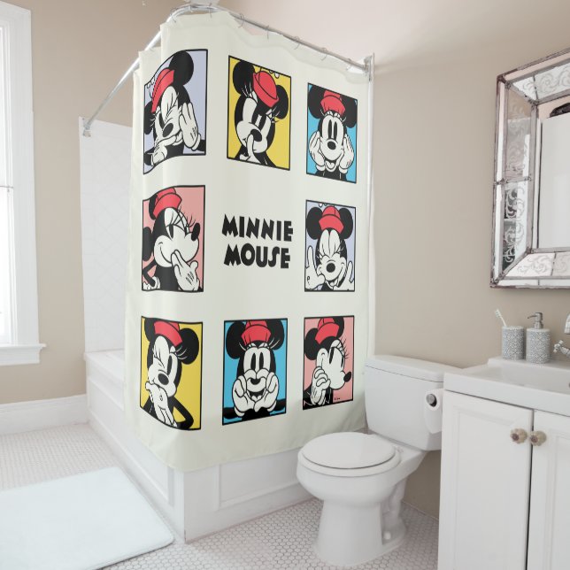 Rideaux De Douche La grille de souris Disney (En situation)