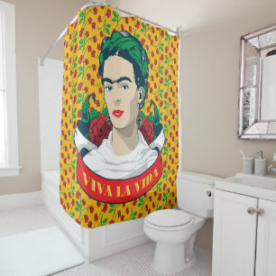 Rideaux De Douche La Vida de vivats de Frida Kahlo  