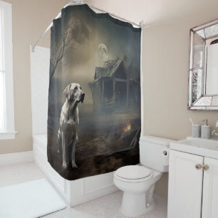 Rideaux De Douche Labrador Halloween