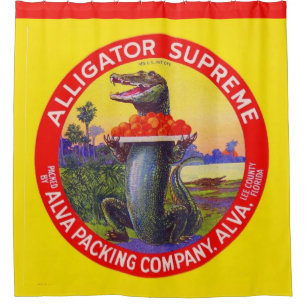 Rideaux De Douche L'Alligator Suprême de Floride