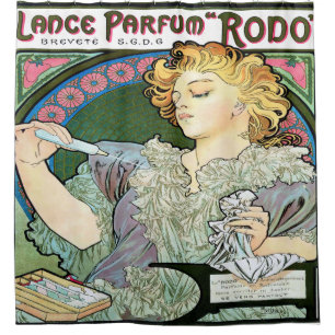 Rideaux De Douche Lance 1896 d'Alfons Mucha Parfum Rodo