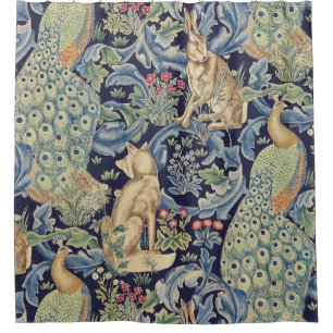 Rideaux De Douche Lapin de la forêt de William Morris