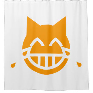 Rideaux De Douche Larmes de la Joie Chat Emoji