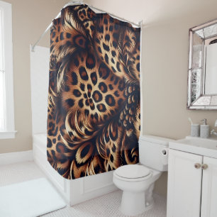 Rideaux De Douche Le charme du léopard : l'énoncé audacieux