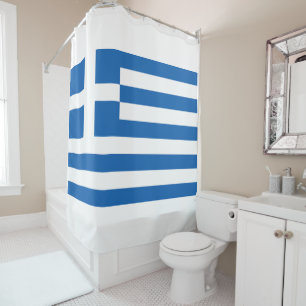 Rideaux De Douche Le drapeau de la Grèce