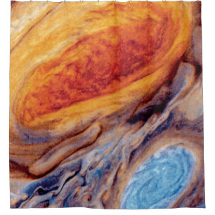 Rideaux De Douche Le grand endroit rouge de Jupiter - NASA Voyager P