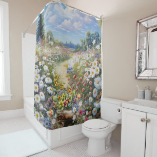 Rideaux De Douche le Langage des Fleurs