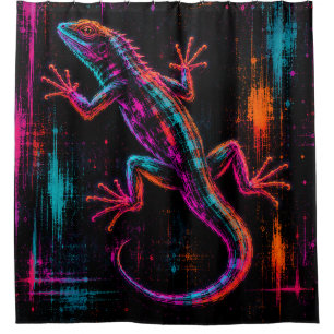 Rideaux De Douche Le Lézard