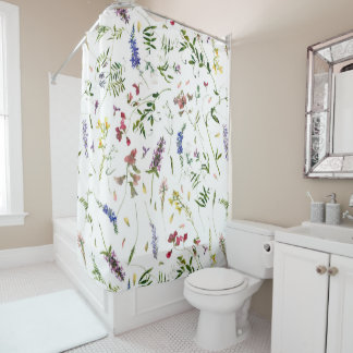 Rideaux De Douche Le Meadow Fleur sauvage scandinave