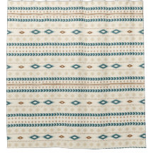 Le neutre tribal aztèque d'impression brunit Teal