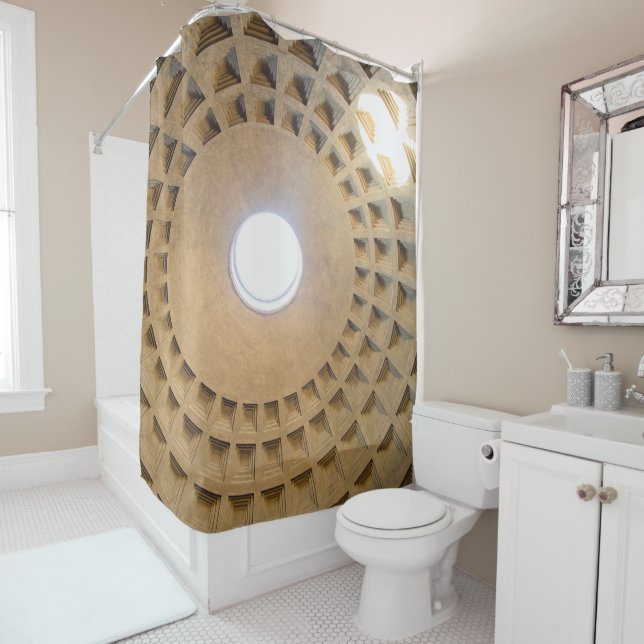 Rideaux De Douche Le Panthéon à Rome #3 #travel #wall #art (En situation)