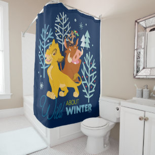 Rideaux De Douche Le Roi Lion  L'hiver sauvage
