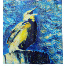 Le style VanGogh aux oiseaux solitaires