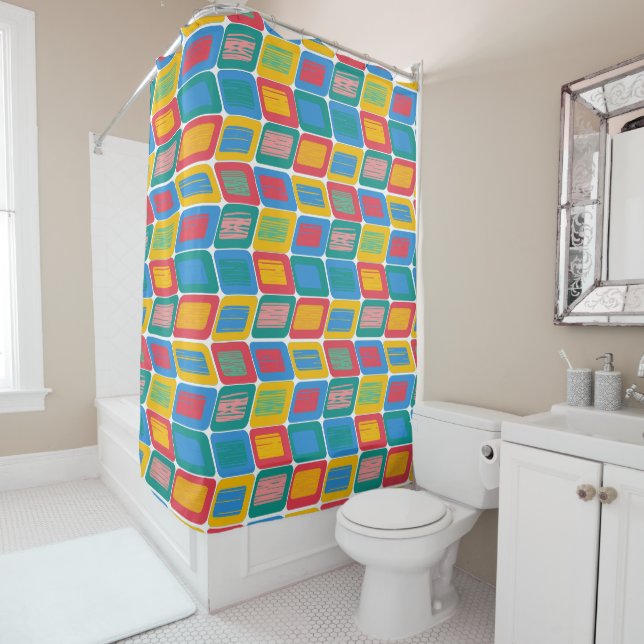 Rideaux De Douche Lean brillant (En situation)