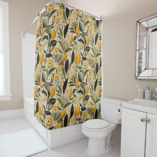 Rideaux De Douche Lemon Botanical Grove
