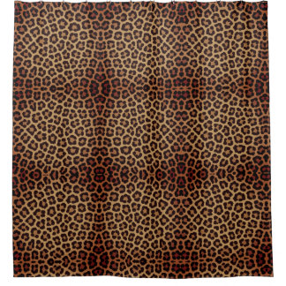 Rideaux De Douche Leopard Print Pattern