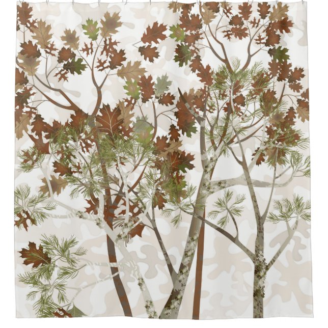 Rideaux De Douche Les arbres (Devant)