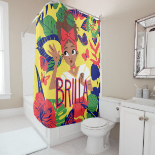 Rideaux De Douche Les Dolores d'Encanto Graphique floral