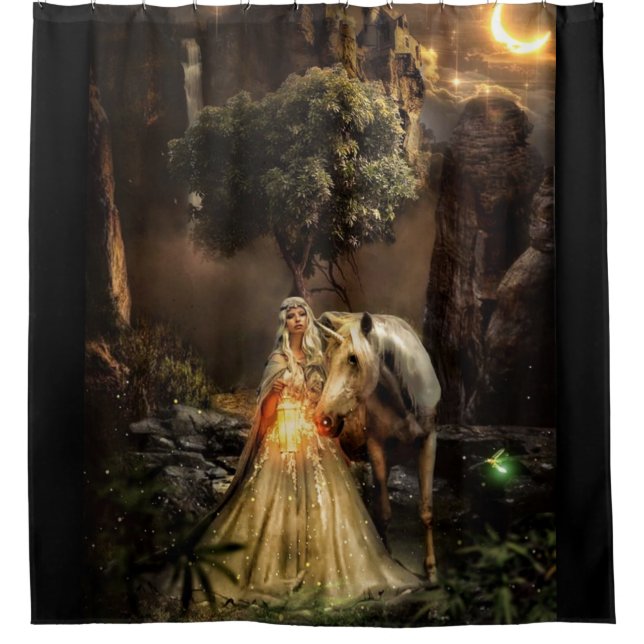 Rideaux De Douche Les Femmes Mystiques Et Le Cheval (Devant)