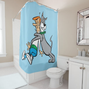 Rideaux De Douche Les Jetsons George & Astro Hug