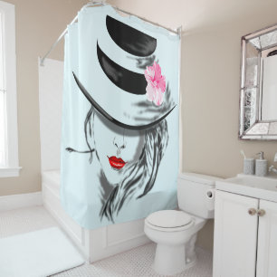 Rideaux De Douche Lèvres 1