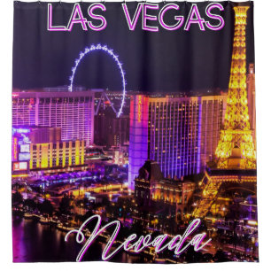 Rideaux De Douche Ligne d'atterrissage de Las Vegas