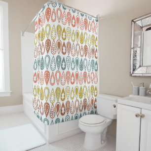 Rideaux De Douche Lignes Boho