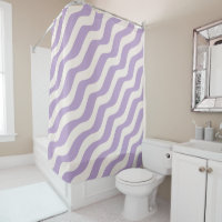 Lignes Vives Violet Et Crème Stripes Psychédélique