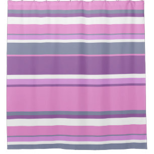 Rideaux De Douche Lilac rayures