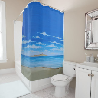 Rideaux De Douche L'île tropicale