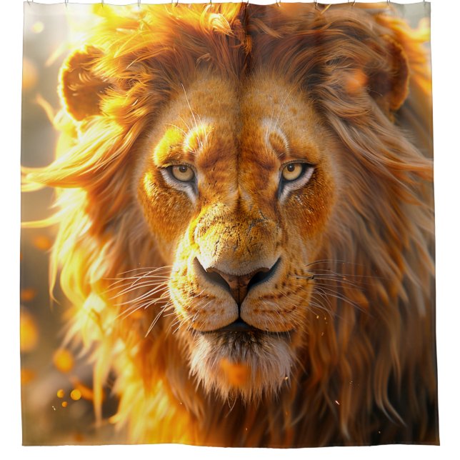 Rideaux De Douche Lion (Devant)