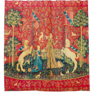 Rideaux De Douche Lion D'ENFANCE ET D'UNICORN, Fleurs D'Imaginaires,