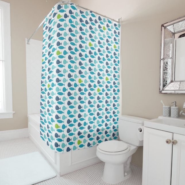 Rideaux De Douche Little Fishies (En situation)