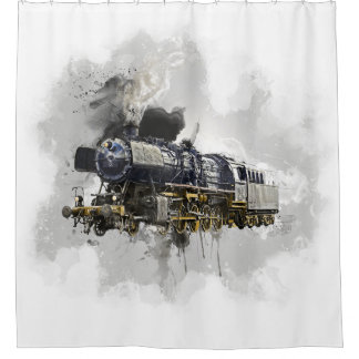 Rideaux De Douche Locomotive