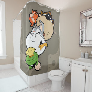 Rideaux De Douche LOONEY TUNES™ Têtes massives stylisées