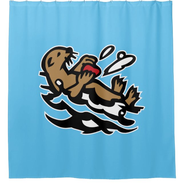 Rideaux De Douche Loutre de mer (Devant)