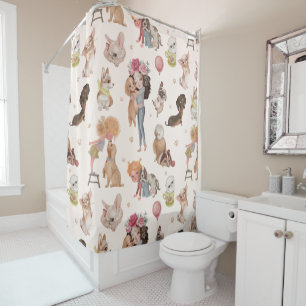 Rideaux De Douche Love Dogs