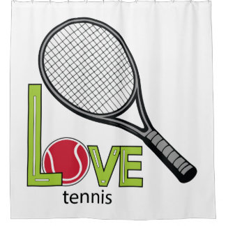Rideaux De Douche Love tennis