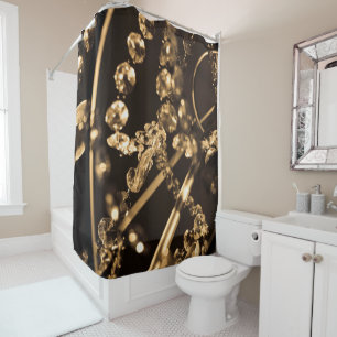 Rideaux De Douche Lustre en cristal Abstrait