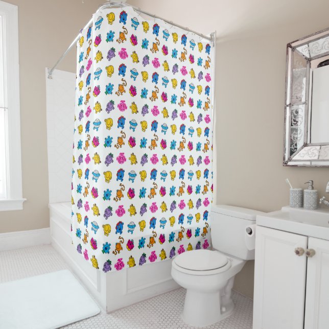Rideaux De Douche M. Men & Little Miss | Danse Motif (En situation)