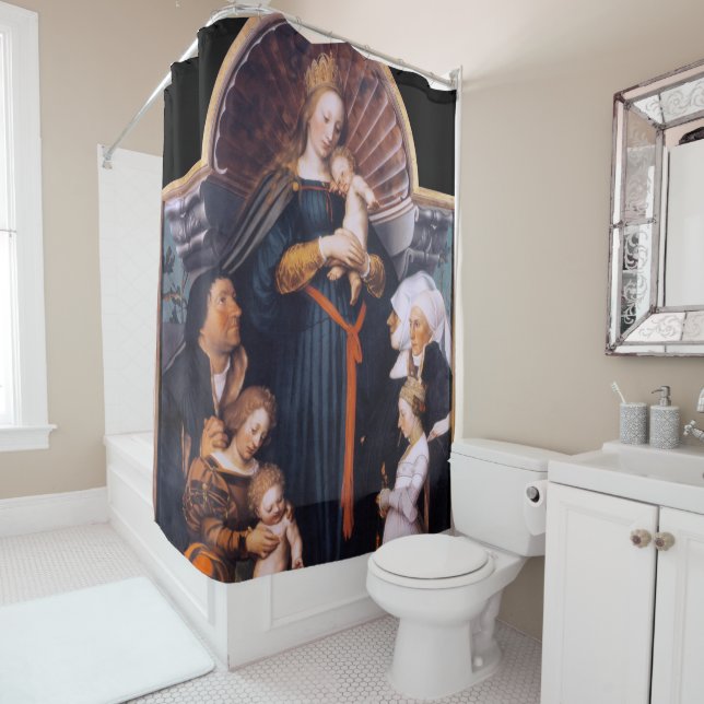 Rideaux De Douche Madonna, Holbein the Younger (En situation)