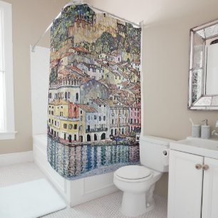 Rideaux De Douche Malcesine au lac de Garde, Gustav Klimt
