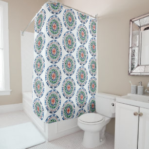 Rideaux De Douche Mandala coloré