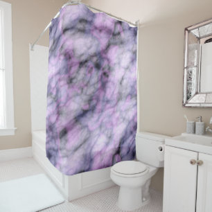 Rideaux De Douche Marbre de Dragon Violet