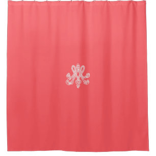 Rideaux De Douche Marie Antoinette - monogramme - monogramme initial