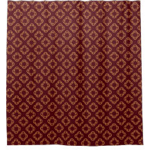 Maroon foncé Floral Motif sans couture