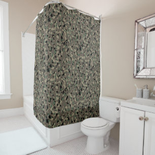Rideaux De Douche MARPAT Woodland