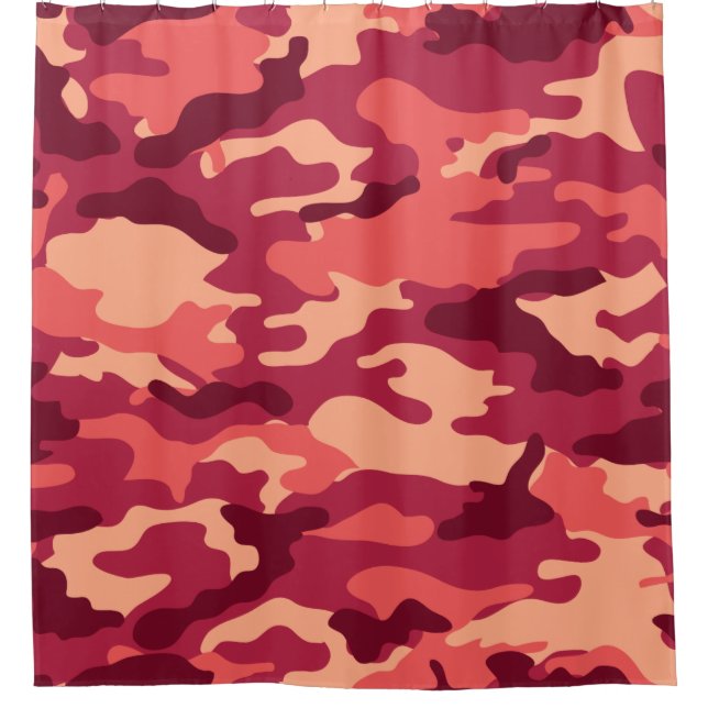 RIDEAUX DE DOUCHE MARTIAN DESERT CAMO / CAMOUFLAGE DAZZLE MOTIF (Devant)